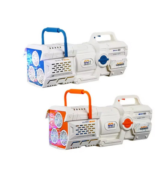 Mega Pistolet à Bulles à Batterie 🫧