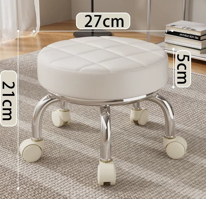 🪑✨ Tabouret bas à roulettes – Confort & praticité au quotidien