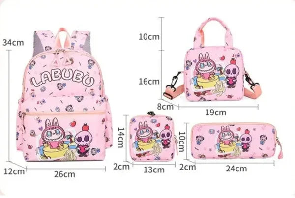 Ensemble sacs enfants 3 PCS LABUBU