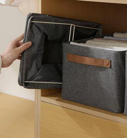 👕✨ Box de rangement pour habits avec structure métallique