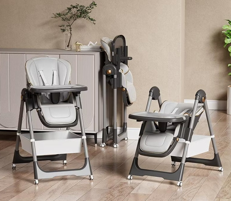 Chaise haute pliable pour bébé