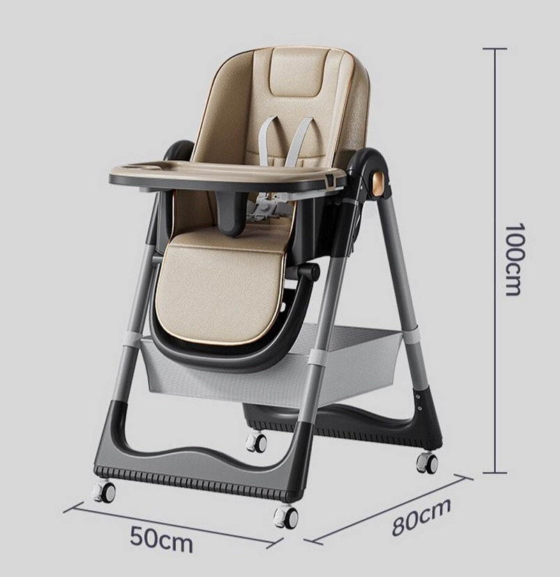 Chaise haute pliable pour bébé
