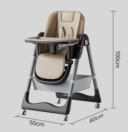 Chaise haute pliable pour bébé
