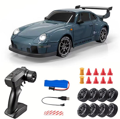 🚗💨 Mini Voiture RC Drift 1:24 avec lumières