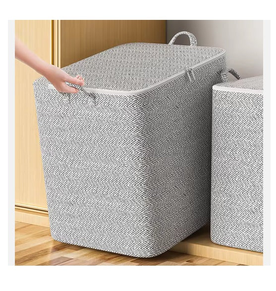 🧳 Box de rangement multifonction avec fermeture éclair & poignée