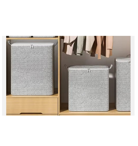 🧳 Box de rangement multifonction avec fermeture éclair & poignée