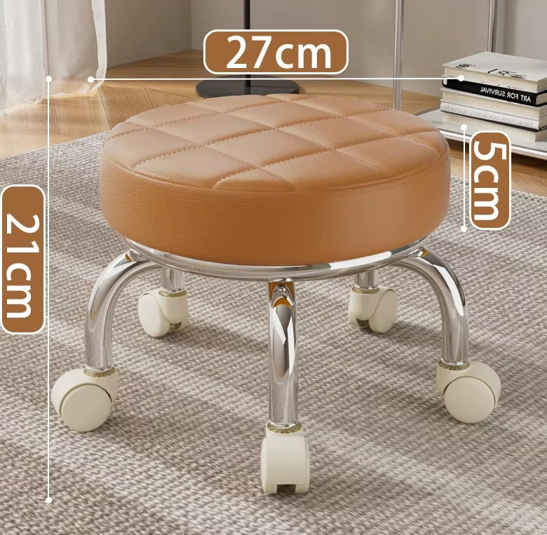 🪑✨ Tabouret bas à roulettes – Confort & praticité au quotidien