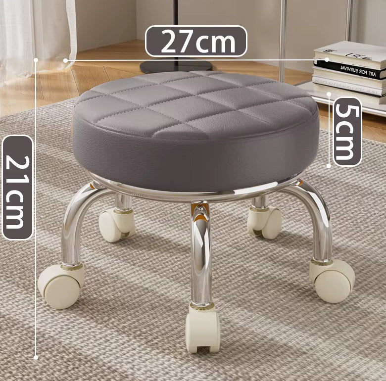 🪑✨ Tabouret bas à roulettes – Confort & praticité au quotidien